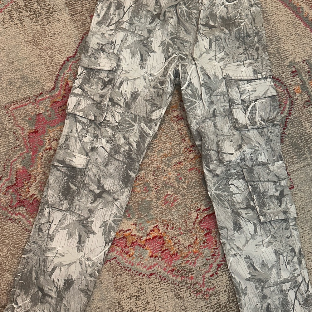 Hollister Gray Camouflage Pants